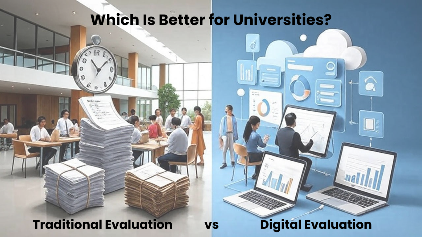 Digital Evaluation vs Traditional Evaluation: Which Is Better for Universities?