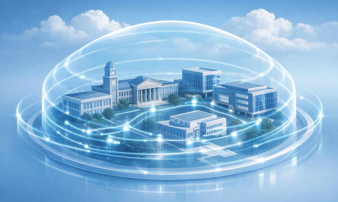 Secure cloud-native ERP architecture protecting university academic and administrative data