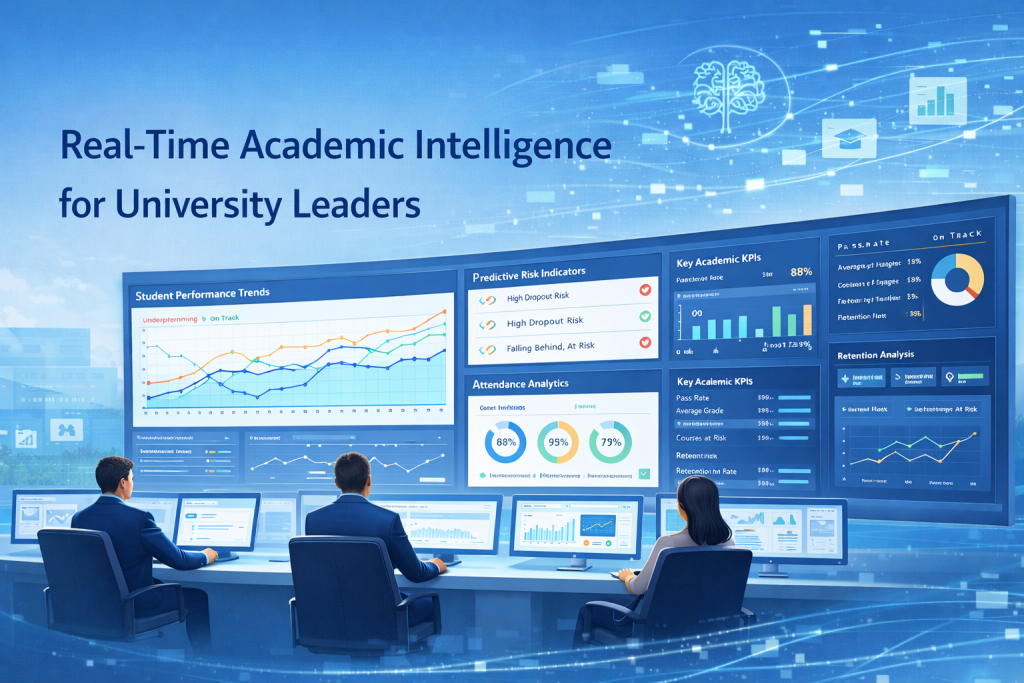 AI-powered academic intelligence dashboard for university leadership decision making