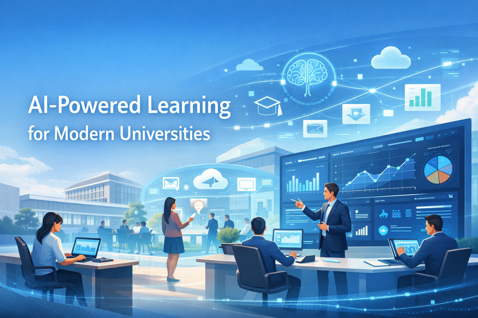 AI-powered Learning Management System transforming digital learning in modern universities